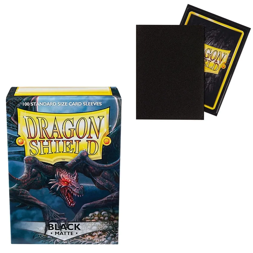 100 pièces/boîte 66x91mm taille Standard Demark Dragon Shield mat manchons de carte pour MTG/PKM/YGO/TCG cartes de jeu de société Slevees