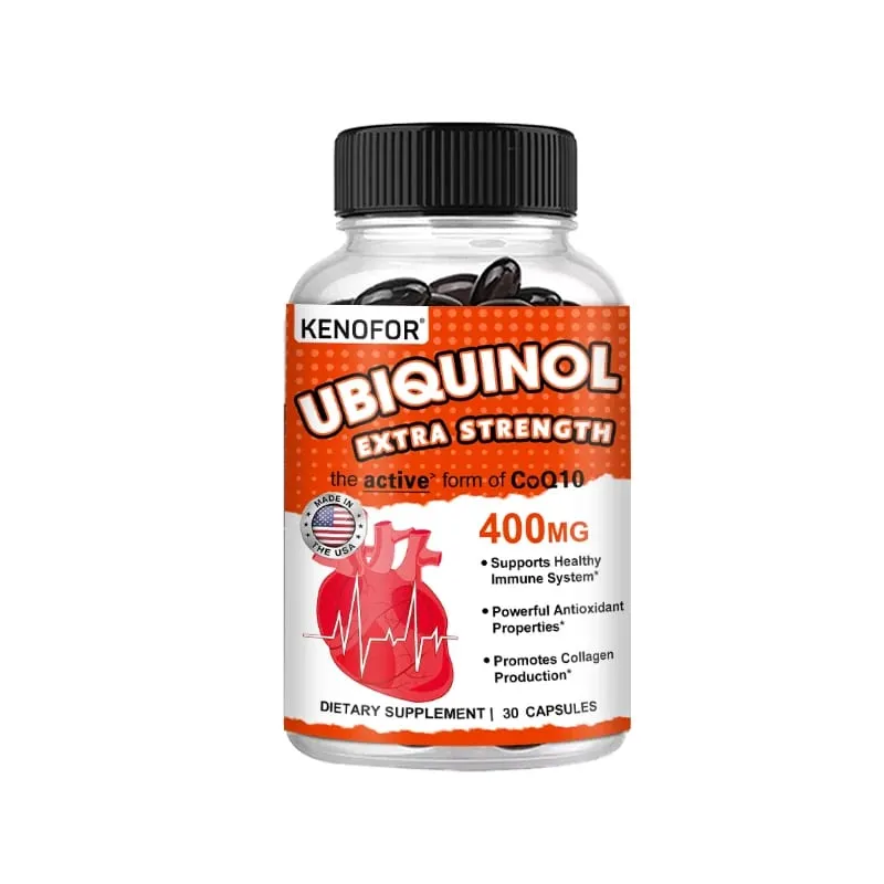 Ubiquinol CoQ10 400 mg Softgel Antioxidant - Superior Absorption Active Form Immune and Skin Support — image 9