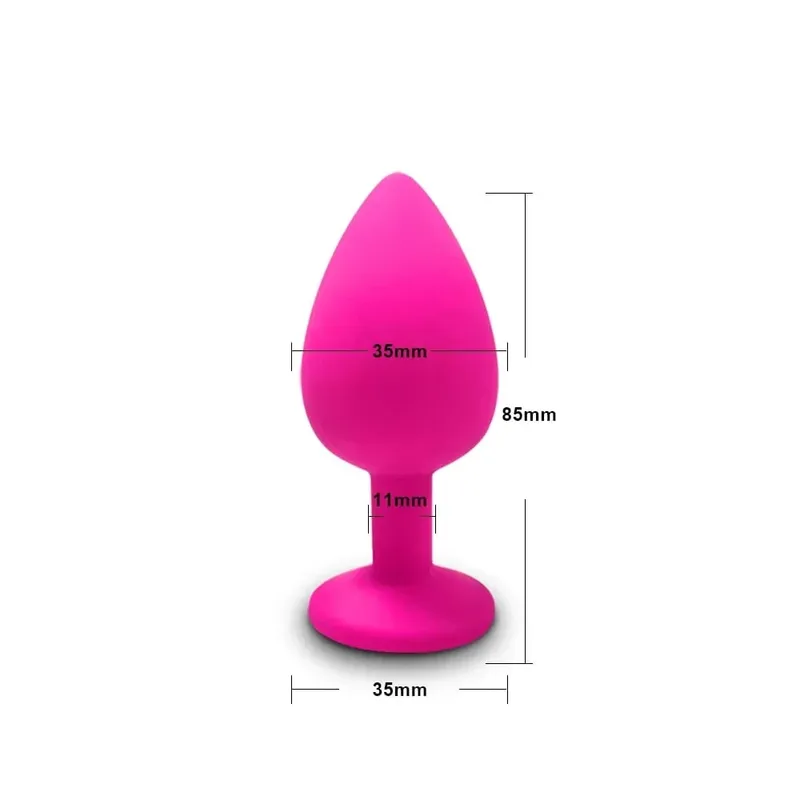 Anal Toy Soft Silicone Anal Plug Mini Bullet Vibrator Butt Plug Men Women Gay Couples Anal Prostate Stimulator Sex Toy for Adult — image 17