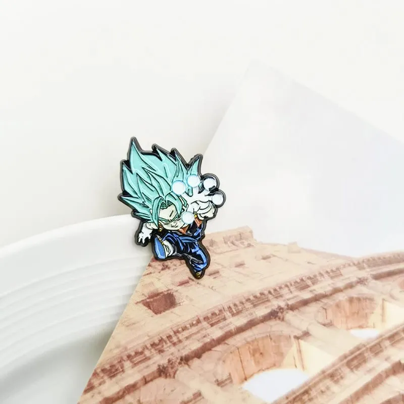 Dragon Ball Manga Pin Anime Lapel Pins Backpacks Cute Things Vegeta Goku Brooches Badges on Backpack Brooch for Clothes Jewelry — image 10