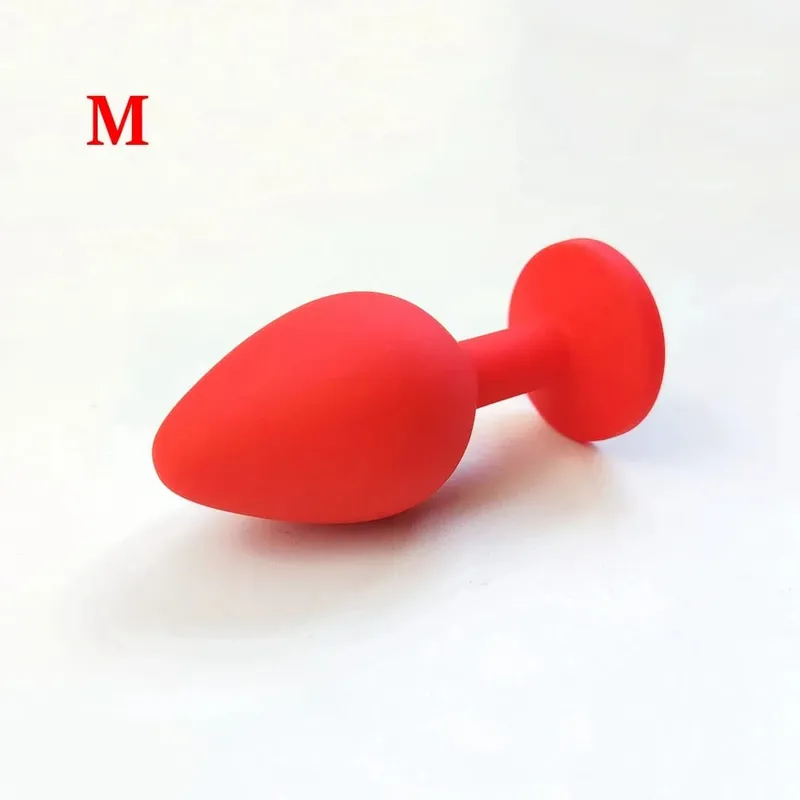 S/M/L Silicone Butt Plug Anal Plugs Unisex Sex Stopper 3 Different Size Adult Toys for Men/Women Anal Trainer For Couples SM