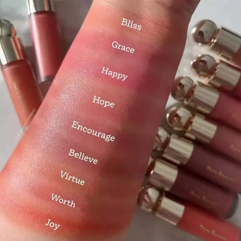 Rare Beauty Soft Pinch Liquid Blusher Silky Waterproof Moisturizing Woman Makeup Happy Hope Bliss Wonder Believe Blush Liquide — image 7