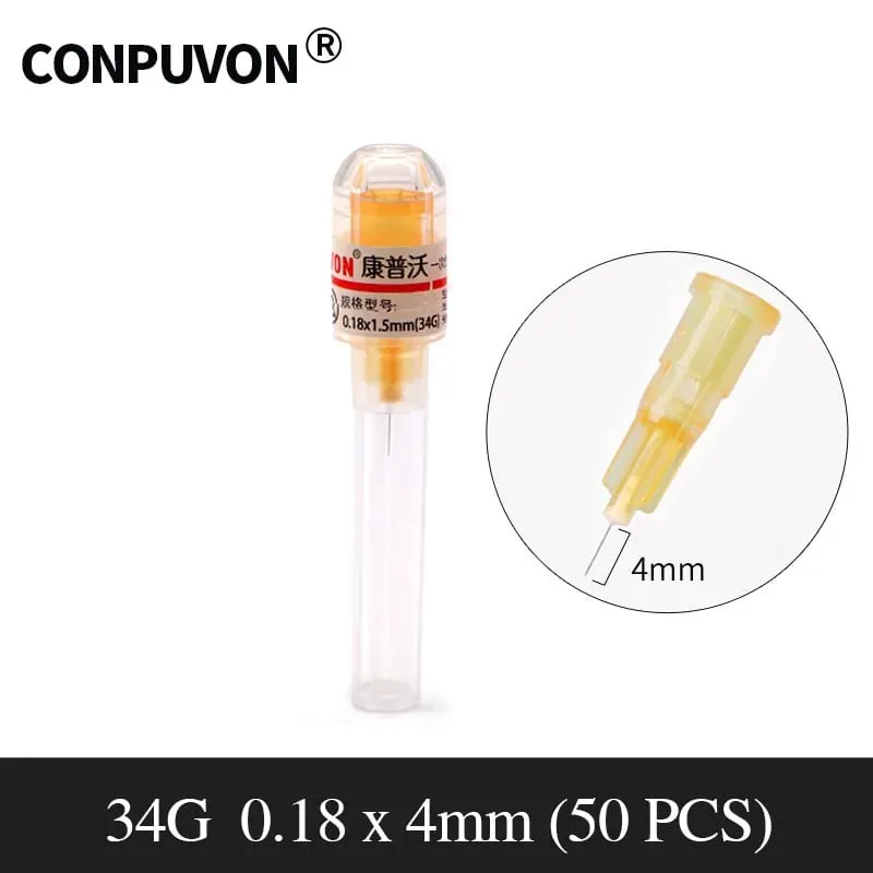 34g medical small needle 1.5/2.5/4mm disposable non painless beauty salon hand injected ultra-fine mosquito needle — image 8