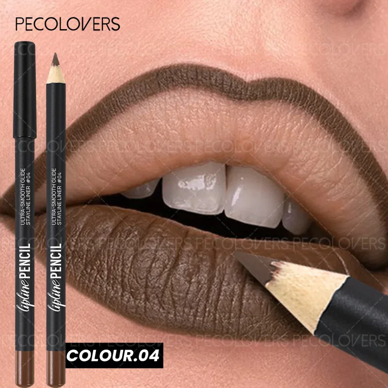 1PC Lipliner Lipstick Plump and Charming Lips Not Dry Nude Brown Multi-color Choice with A Variety of Makeup Lip Cosmetics
