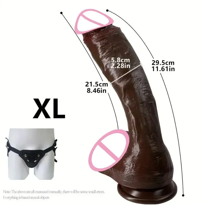 Oversized Realistic Dildo Huge Penis Penetration Anal Sex Toys For Women Masturbation Soft Dick Dildos Sexy Adult Sex Toy Gay — image 22