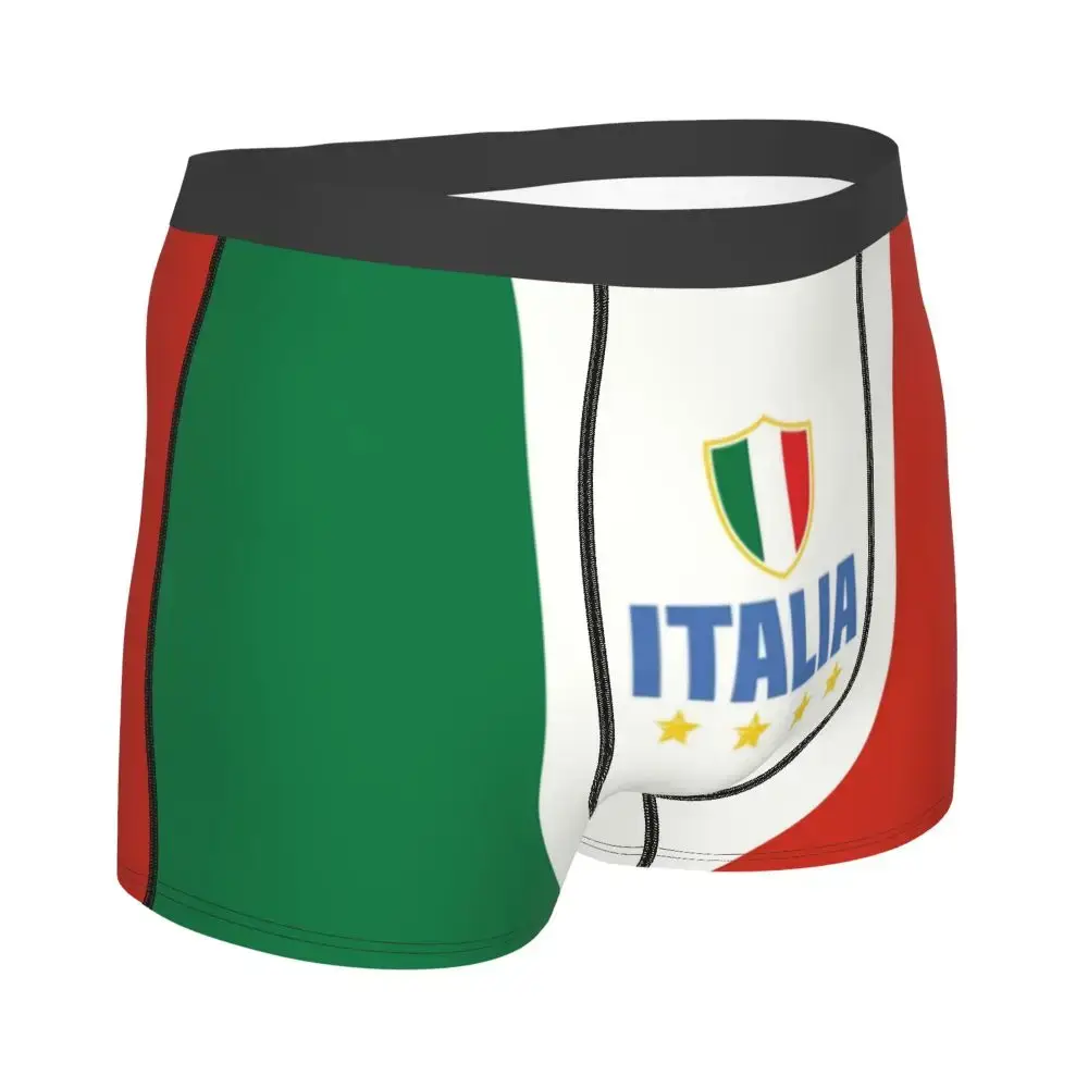 Flag Of Italy Underwear Men Sexy Print Customized Italian Patriotic Boxer Briefs Shorts Panties Soft Underpants — image 3
