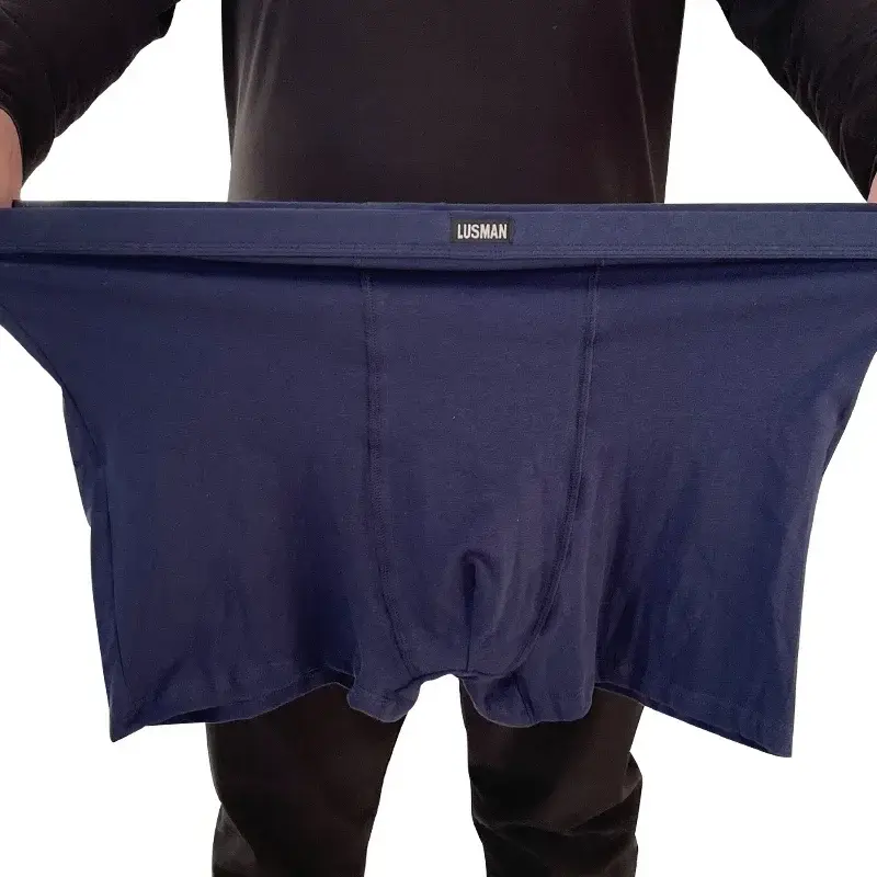 Pack of 1/2/3 Men's Cotton Boxers Plus Size for 95-220kg Large Size Underwear High Quality 0XL-8XL