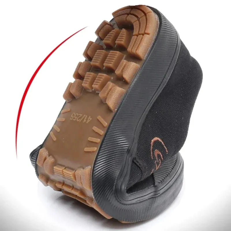 Outdoor Working Shoes for Men Non-slip Wear-Resistant Men's Vulcanized Shoes Mesh Breathable Rubber Shoes Men Training Sneakers — image 6