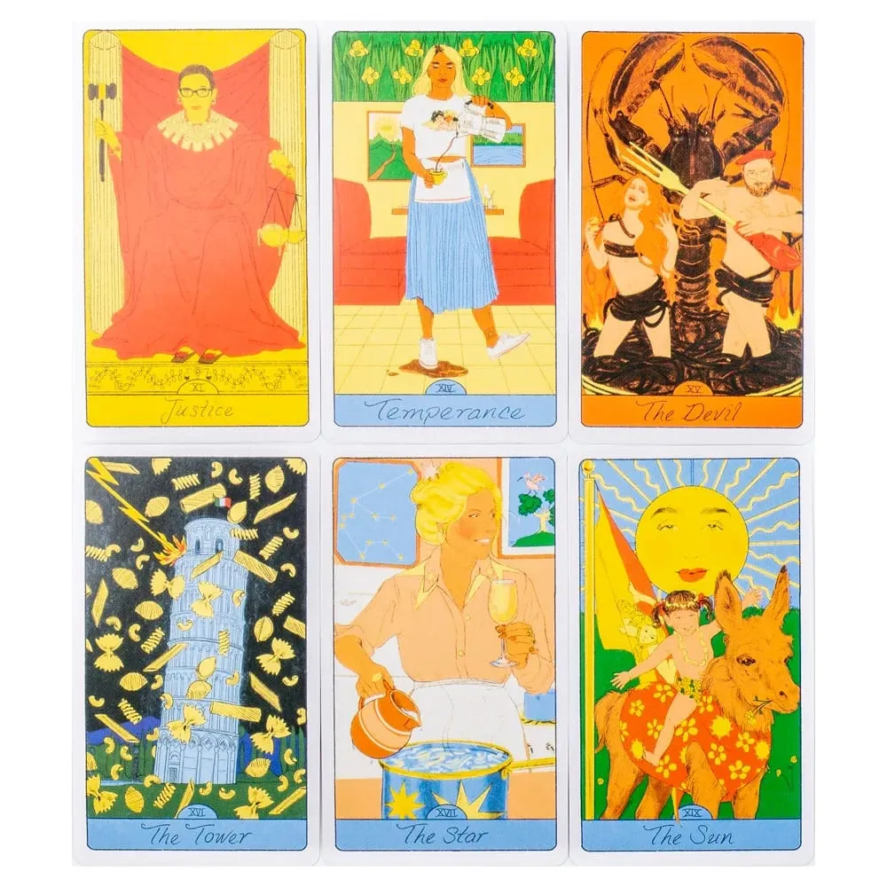 78Cards The Pasta Tarot Cards English Visiions Divination Edition Pakli Társasjátékok — image 5