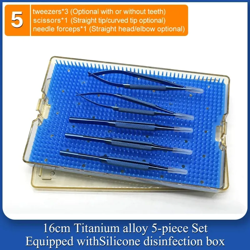 4 Pieces/set Of Ophthalmic Microsurgery Instruments 12/16/18cm Scissors+Needle Holder+tweezers Stainless Steel Surgical Tools — image 20