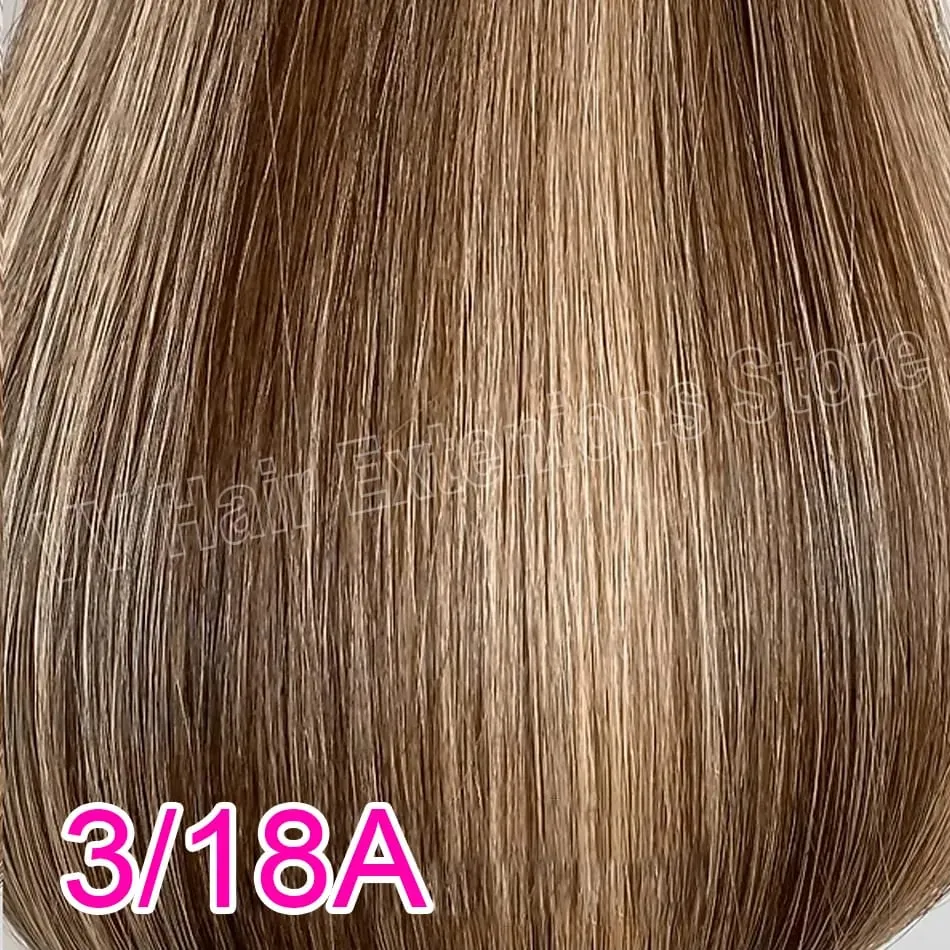 Micro Ring Hair Extension Ombre 100% Virgin Human Hair Extensions Nano Ring Micro Beads Tip Thick Full Head 18"-30"extensiónes — image 24