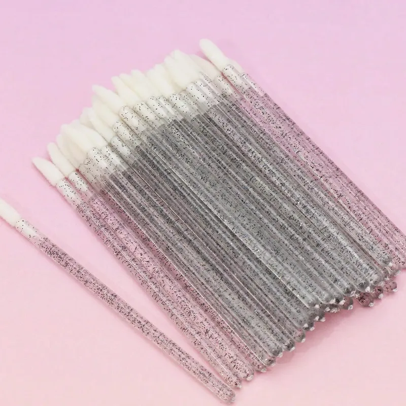 50Pcs Crystal Eyelashes Brush Comb Disposable Eye Lashes Extension Mascara Wands Makeup Professional Makeup Beauty Tool — image 20
