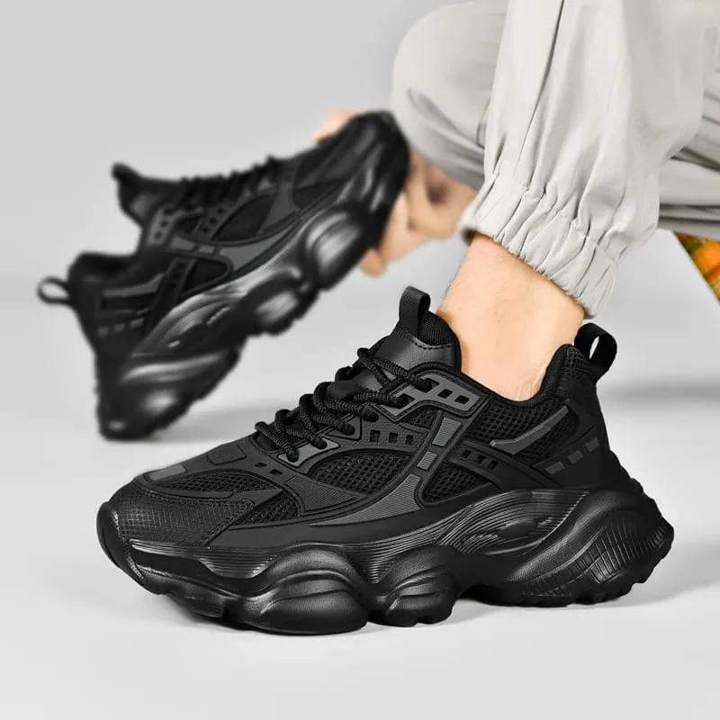 High Quality Sport Walking Sneakers For Men Large Size 48 Athletic Men's Sneakers Black Platform Casual Basletball Running Shoes — image 5