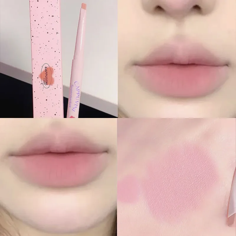 Matte Lip Liner Outline Lips Lipstick Pen Waterproof Long-lasting Color Lip Pencil Lipstick Pen — image 11