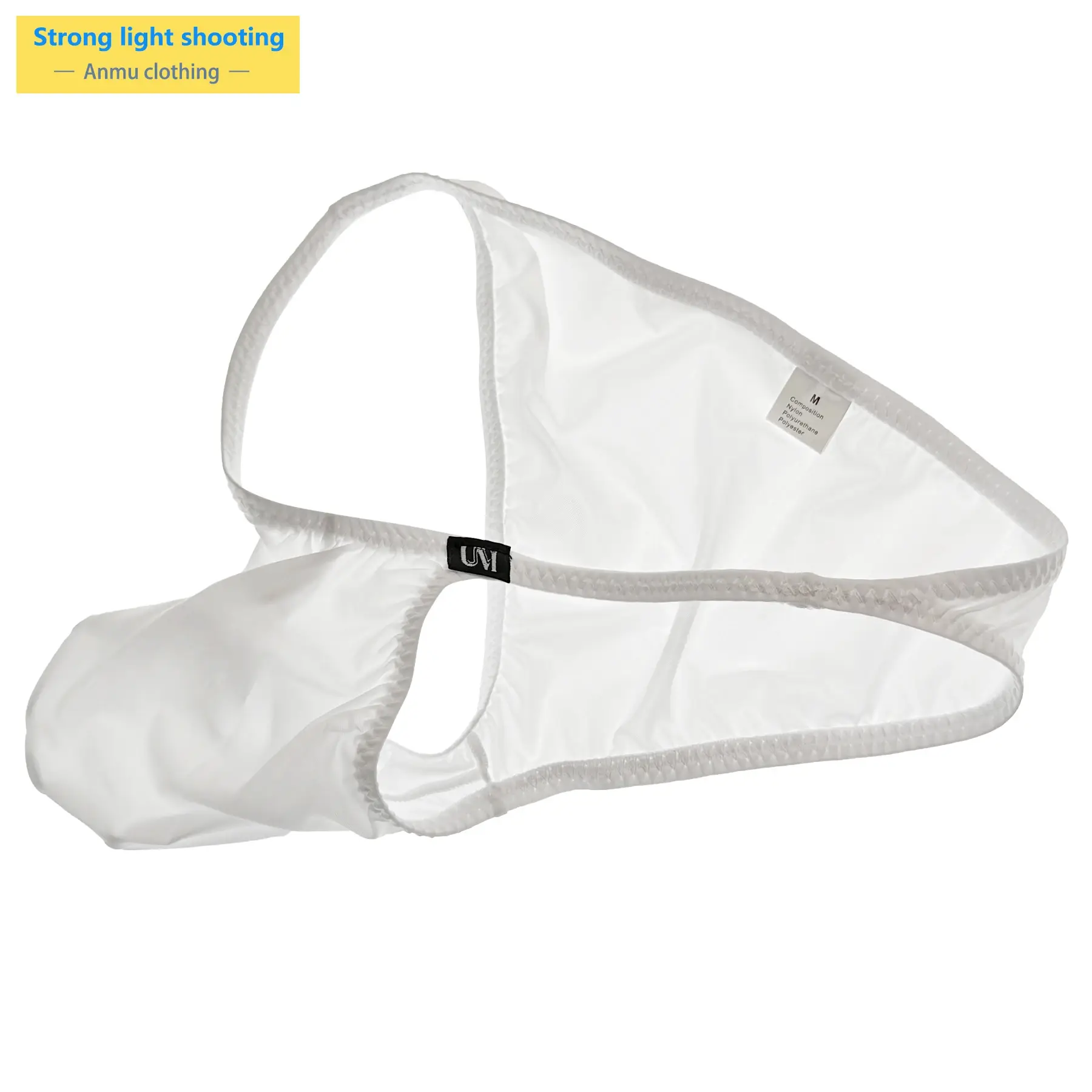 Übergroße, bequeme Pouch Ice Panty für Herren, halbtransparent, sexy Unterwäsche für den täglichen Gebrauch — image 3
