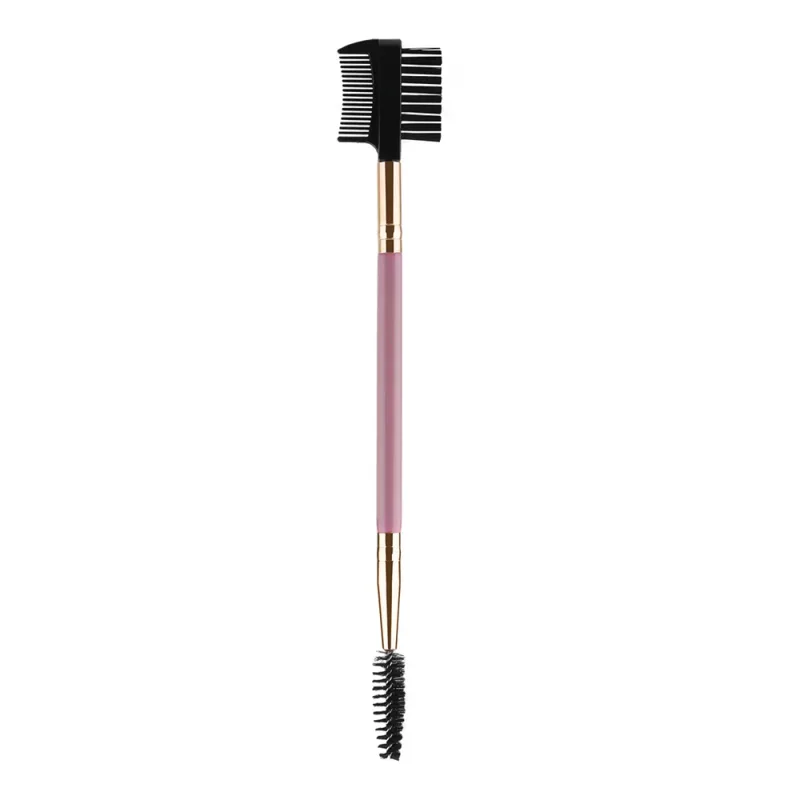 3-delige dubbelzijdige wenkbrauw-wimperborstelset met 3 verschillende spoolie-borstels make-up verzorgingstool