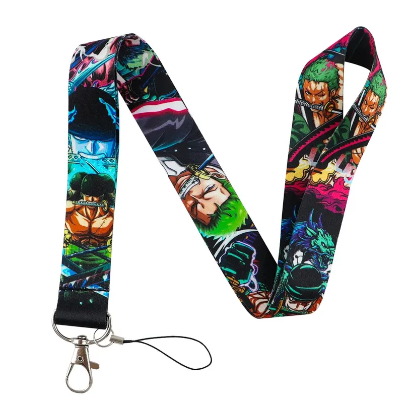 Zoro Lanyard Anime Pirate Card Holder Neck Strap for Key ID Card Phone Straps Badge Holder Keyrings Cosplay Accessories Gifts — image 10