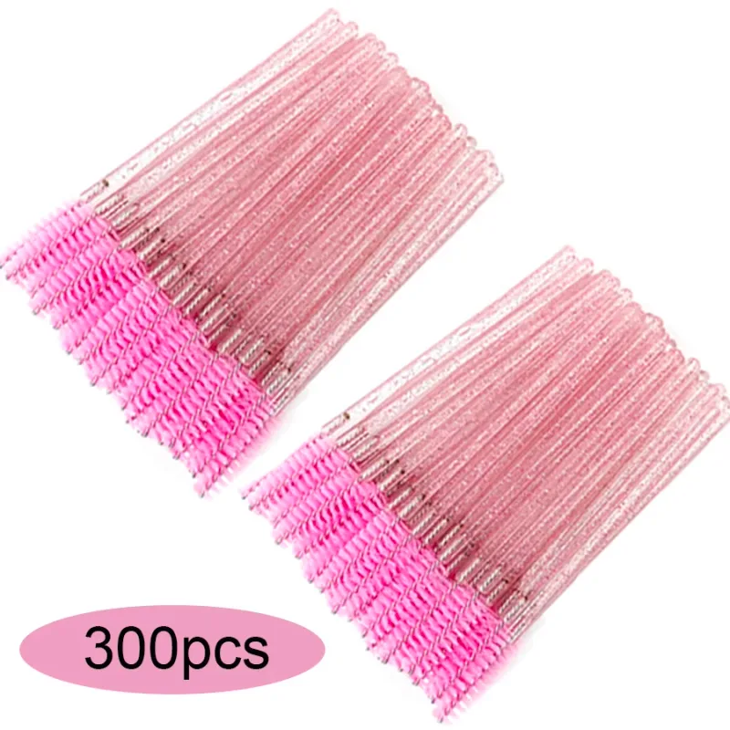 50/100/300/500pcs Eyebrow Eyelash Brushes Eyelash Spoolies Mascara Wands Applicator for Eyelash Extension Makeup Tool LAUKISS — image 14