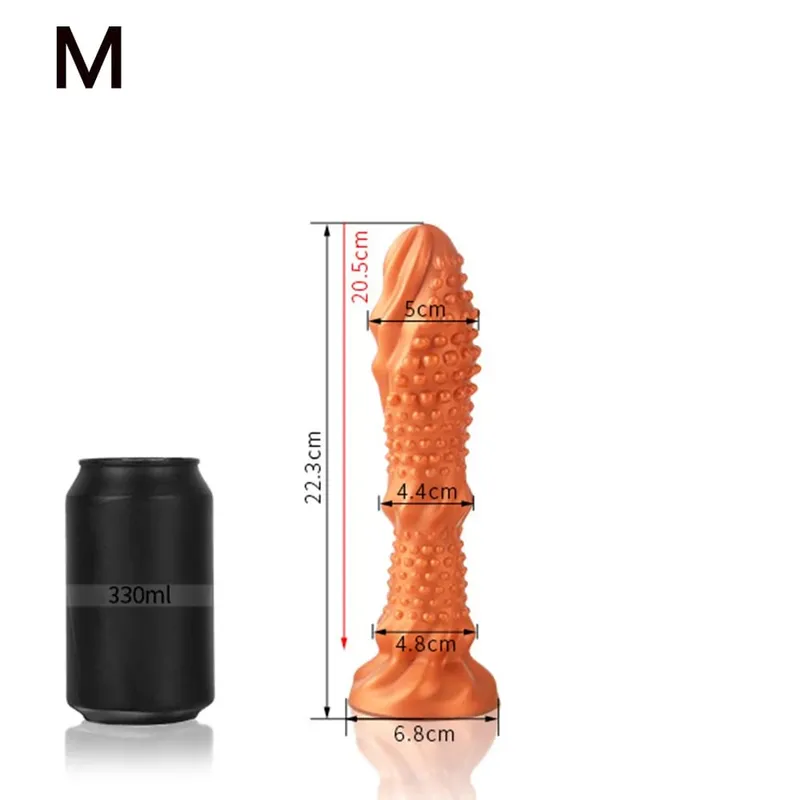 Wolf Tooth Stick Huge Long Anal Plug Big Dildo Butt Plug Anus Expansion Stimulator Prostate Massage Anal Sex Toys for Woman Men — image 9