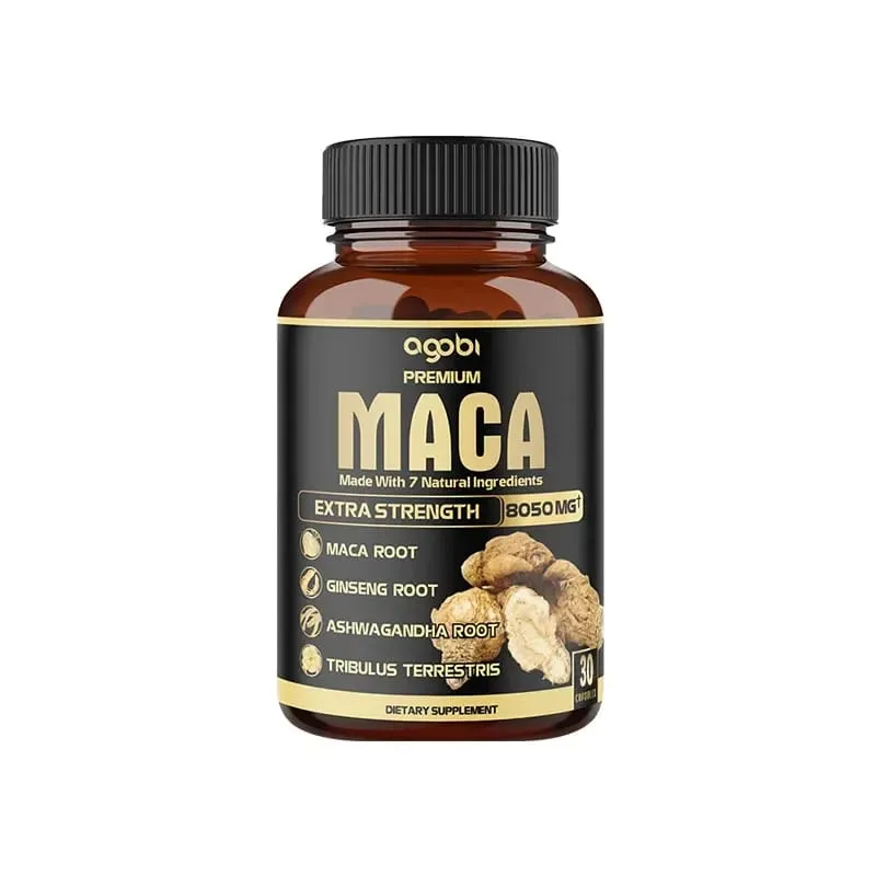 Balincer Men's Black Maca Supplement - Ginseng Supplement for Health Energy and Endurance Muscle Mass — image 8