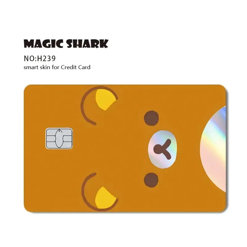 2026 New Cute Holographic Mouse Cat No Fade Laser Reflective Front Skin Cover Skin Sticker for Credit Card Debit Bank Card — image 16