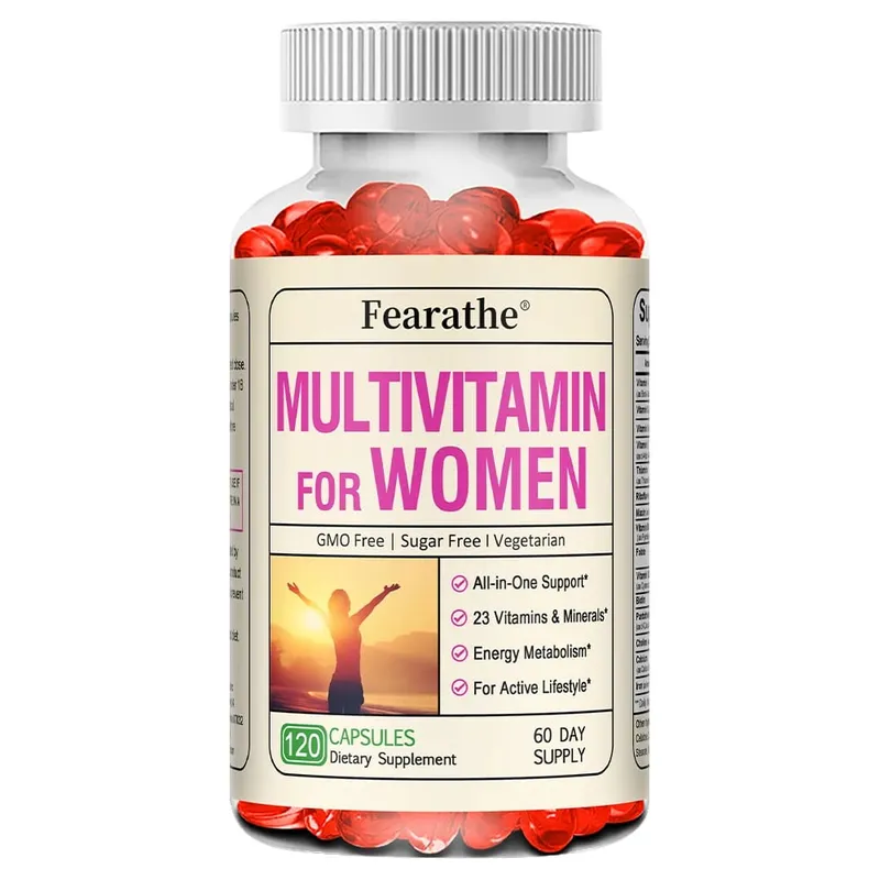 Women's Daily Multi Capsules - Antioxidant Daily Multivitamin To Support Energy and Immune Health - 120 Capsules