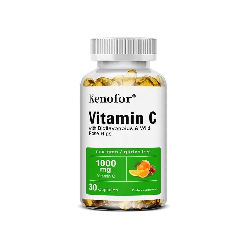 Vitamin C 1000 Mg - with Citrus Rosehip Immune Support Collagen Production Skin Health Antioxidant 120 Capsules — image 8