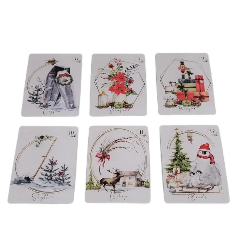 Christmas Oracle Cards Board Game Tarot Deck Game Board Oracle Cards Family Party Playing — image 2