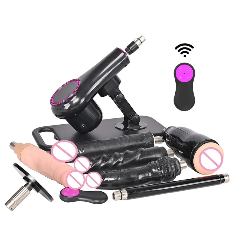 sex machine thrusting love machine automatic telescopic vibrator with Different Dildo Attachments Toys Sex toys — image 16