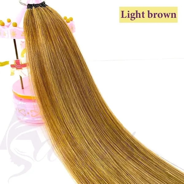 New Feather Hair Extensions 100% Human Hair Real Natural Hair Comfortable And Invisible Black Brown Blonde Straight