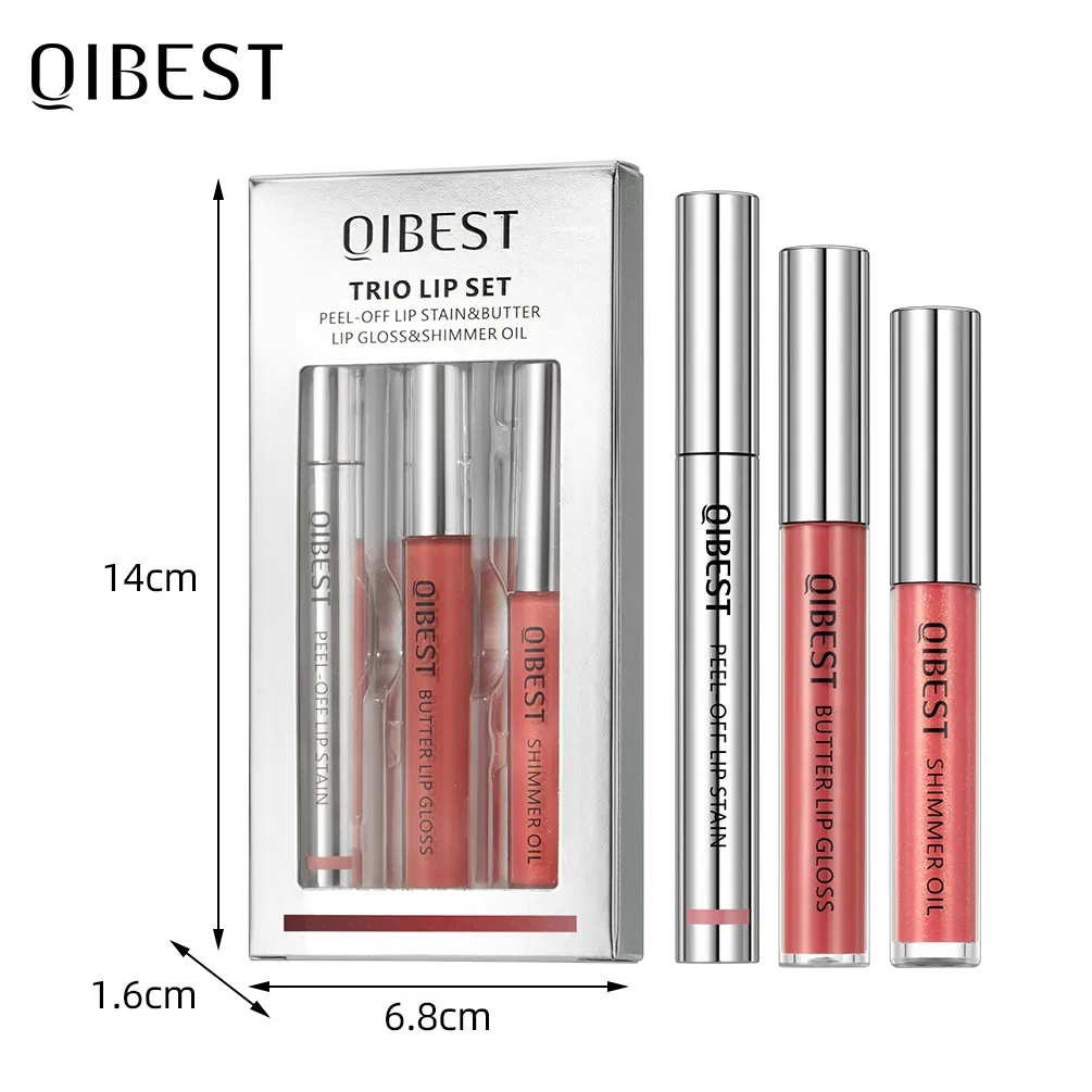 Multifunctional Makeup Sets Peel Off Lip Stain Tattoo Mirror Lipgloss Shimmer Lip Oil Lasting Cosmetics Lip Glaze Tint — image 6