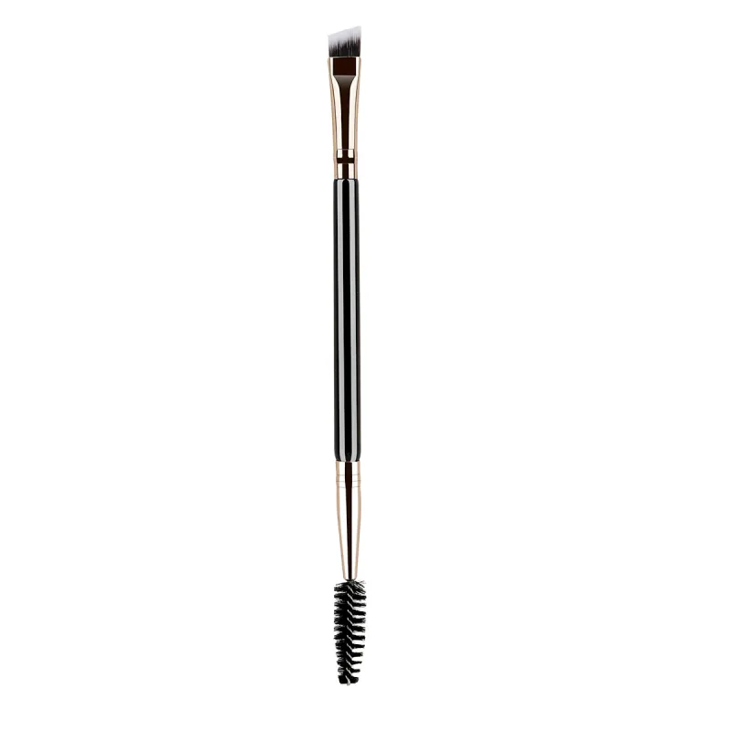 Pincel para cejas 2 en 1 de doble punta y peine para pestañas, herramienta de maquillaje para mezclar sombras de ojos, brochas de maquillaje para sombras de ojos