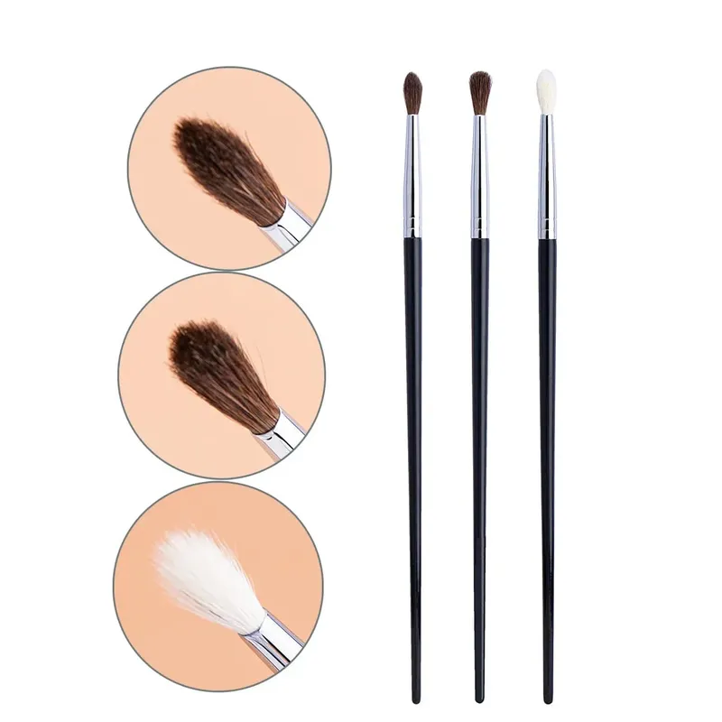Small Smoky Liner Makeup Brushes Eyeliner Smudge Brush Precision Smudge Makeup Brush Horse Hair Eyeshadow Smudge Brush — image 30