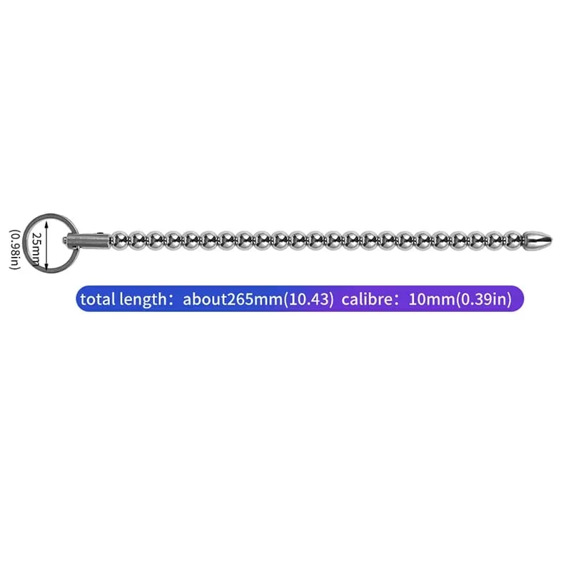 Electric shock Stainless Steel Urethral Sound Dilators Penis Plug Insert Stimulation Catheter Beads Masturbator Sex Toys For Men
