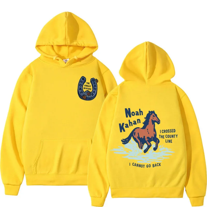 Noah Kahan The Great Divide Tour 2026 กราฟิกHoodiesผู้ชายผู้หญิงเสื้อผ้าแฟชั่นPullover Casualขนาดใหญ่เสื้อฤดูหนาว