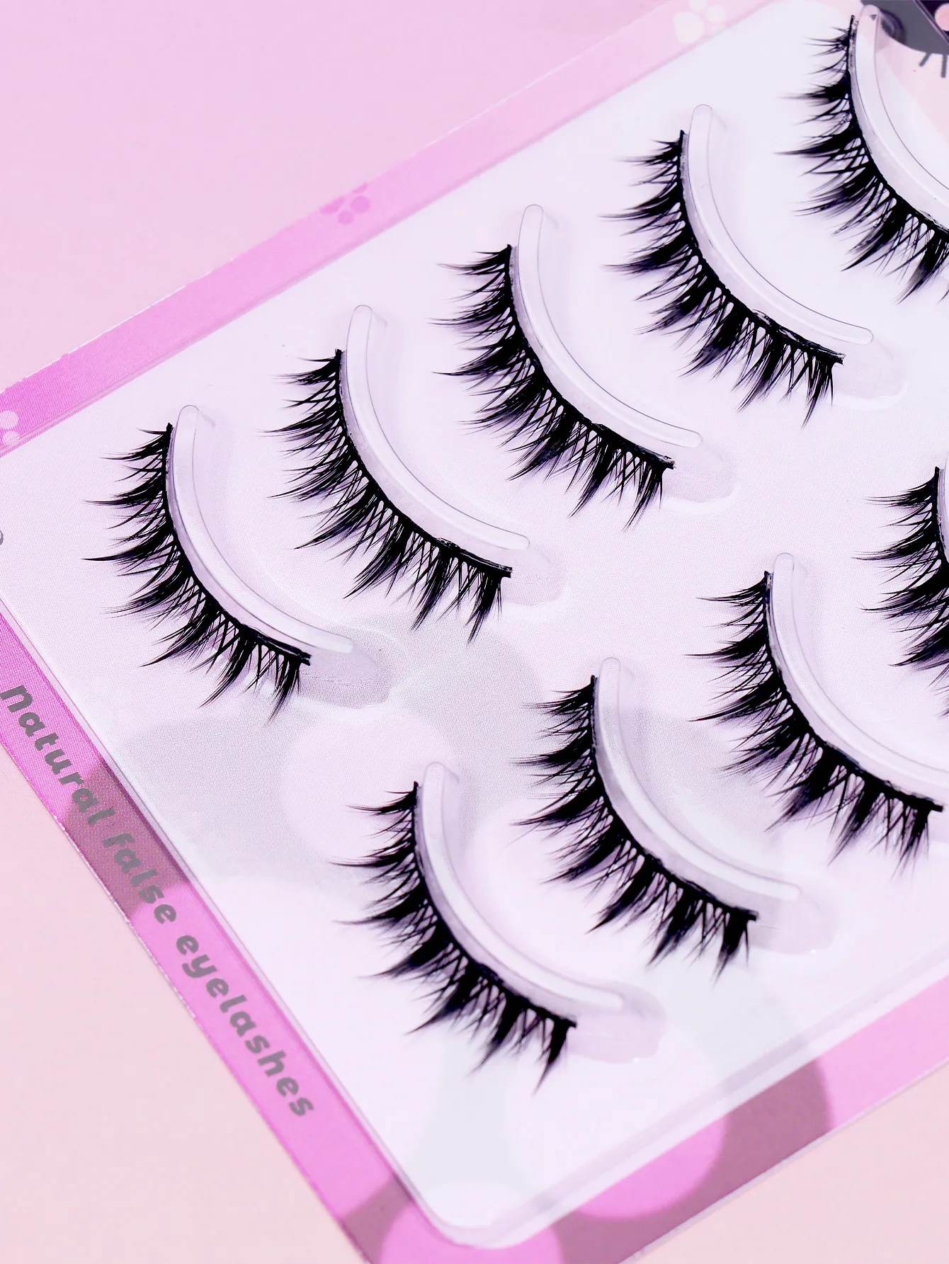 Spiky Devil Cat‑Eye False Eyelashes 5‑10mm Wispy Spiky Strip Lashes Natural Fluffy Fox Eye Lash Extension Soft 3D Mink‑Like