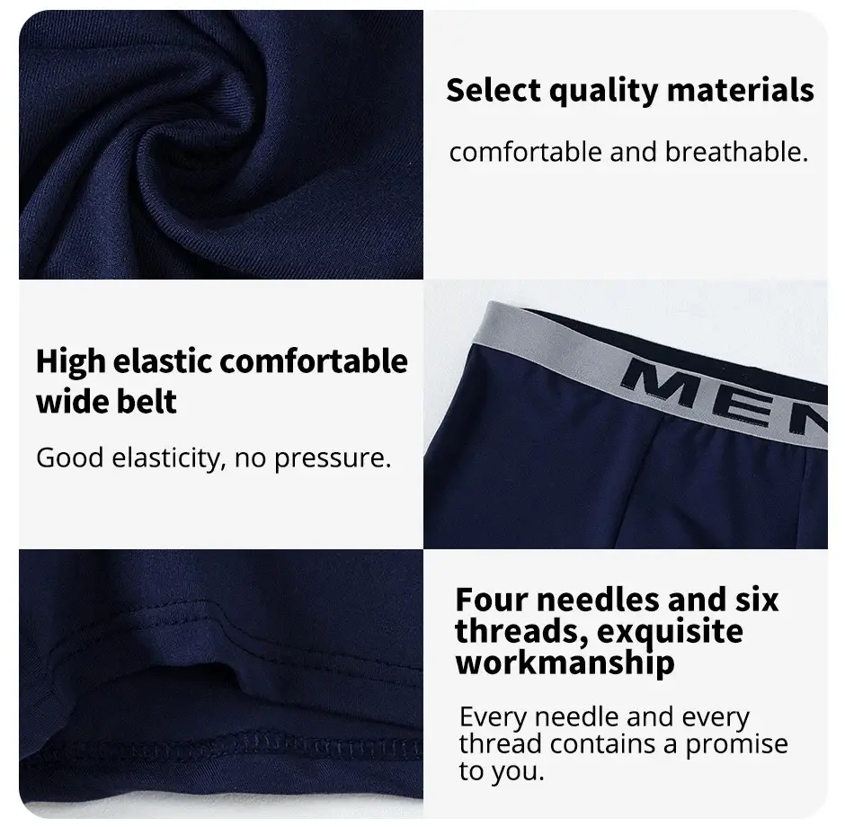 4/5/10 pièces hommes à la mode imprimé multicolore combinaison sous-vêtements Shorts jeunesse décontracté sous-vêtements de sport Boxer Shorts maison Pan — image 6