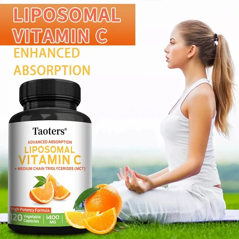 Liposomale vitamine C 1400 mg - Bevordert de collageenproductie Immuunondersteuning Krachtige antioxidant — image 3