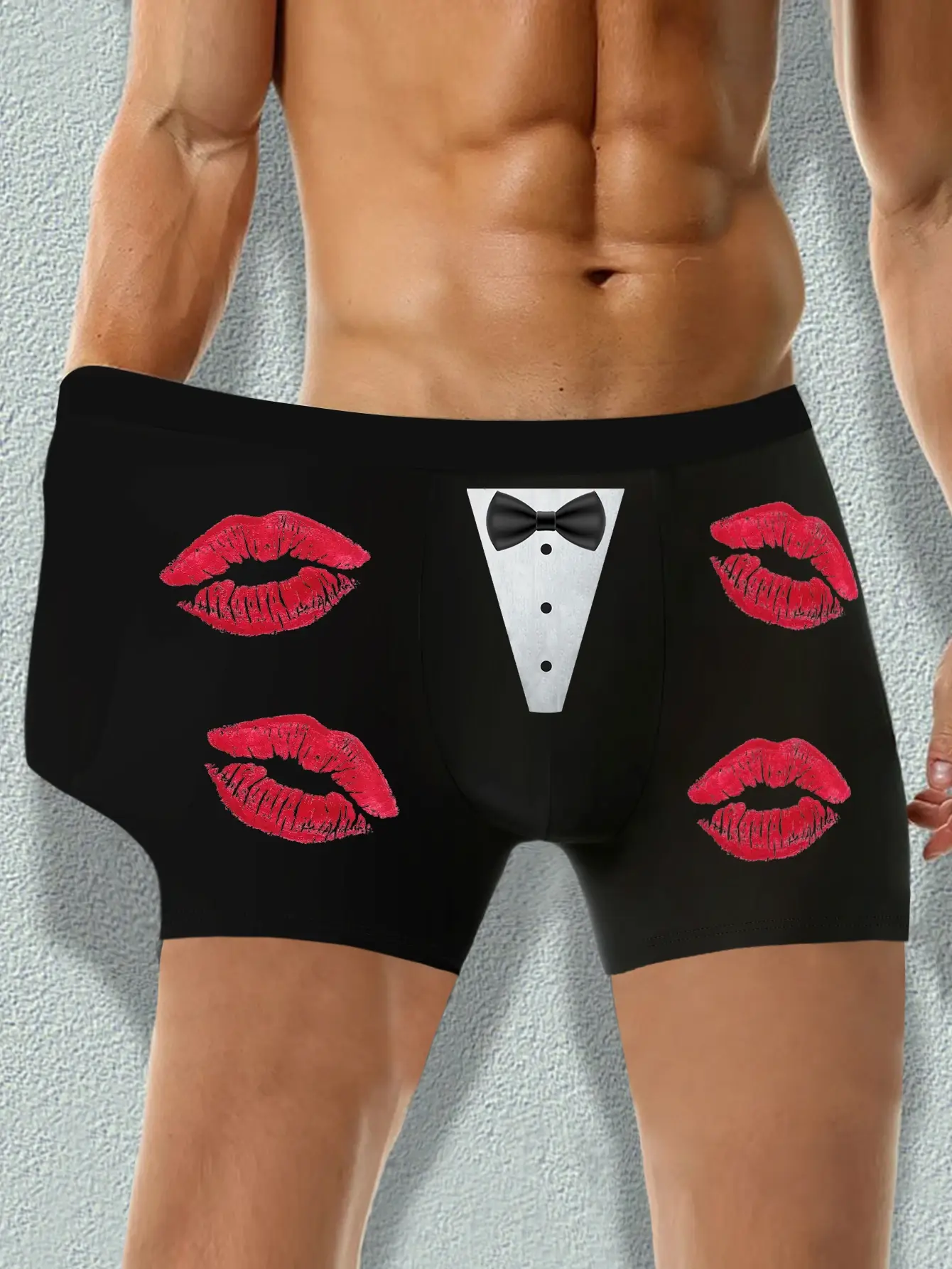 Plus Size Men Quirky Print Panties Boxer Briefs Breathable Underpanties Large SIze Boxer Shorts S-2XL — image 5