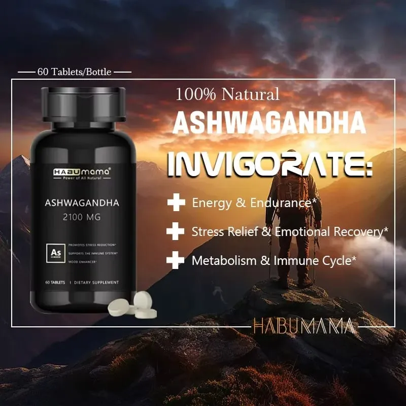 Orijinal Ashwagandha Enerji Takviyesi GDO'suz Üreme Sağlığını Destekler Doğal Enerji Verici — image 5
