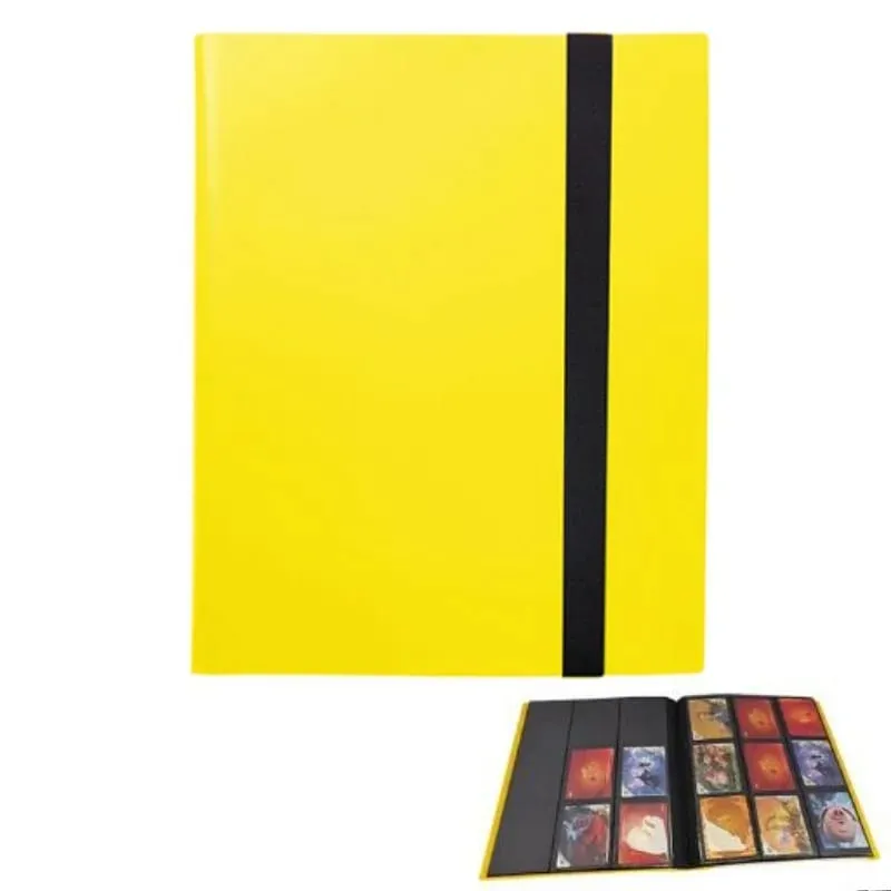 Premium Multi-Pocket Trading Card Binder-Holds 160/360/480 Cards-Durable PP Cover-Ideal for Basketball Soccer and Sports Cards