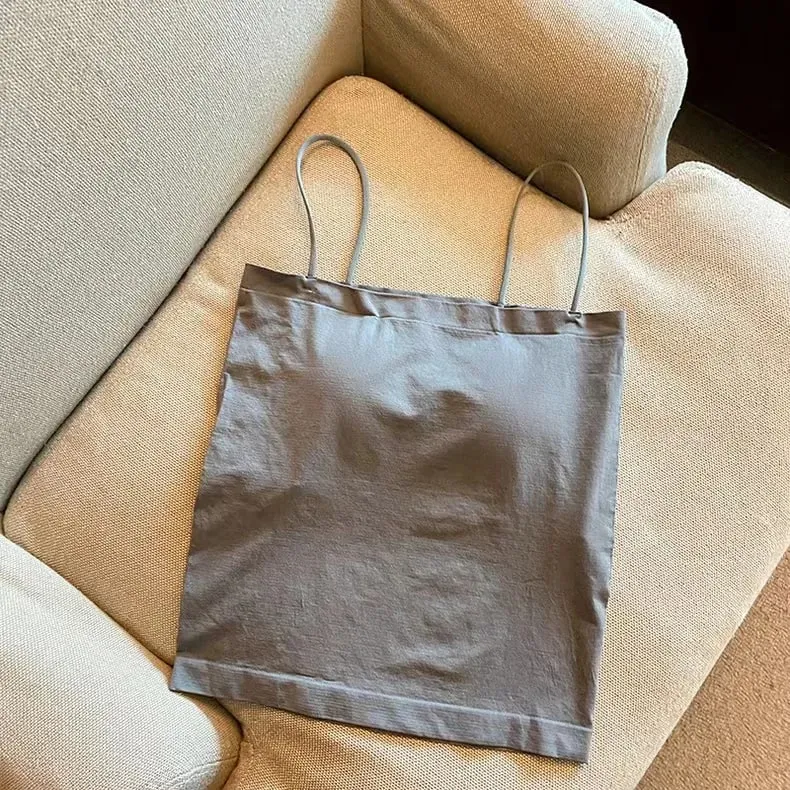 Base Layer Csole Women Summer Inner Wear with Chest Pad One oulder Design Unique Outerwear Beautiful Ba Tube Top — image 8