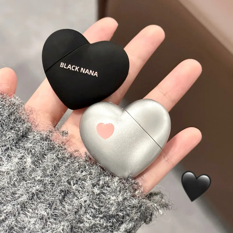 Mini Black Silver Heart Velvet Matte Lipstick Lip Mud Lip Gloss Nude Waterproof Lasting Lip Tint Cosmetic Makeup — image 3