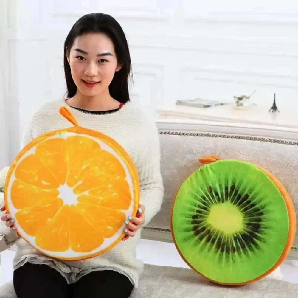 Suave y cómodo, divertido sofá, almohada para jardín, comedor, cojines para asientos al aire libre, almohada redonda, cojines para asientos de frutas, cojines para sillas — image 3