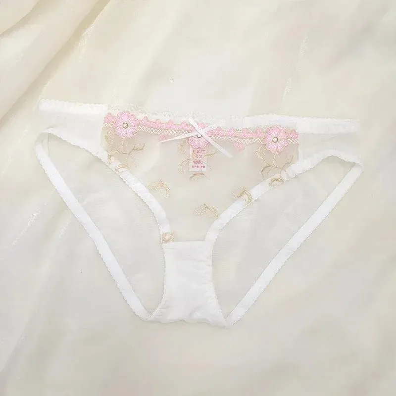 Embroidery Lace Push-Up Bra Set Full Bust Petite Adjustable Lift Support Anti-Sagging Breathable Sexy Lingerie for Women