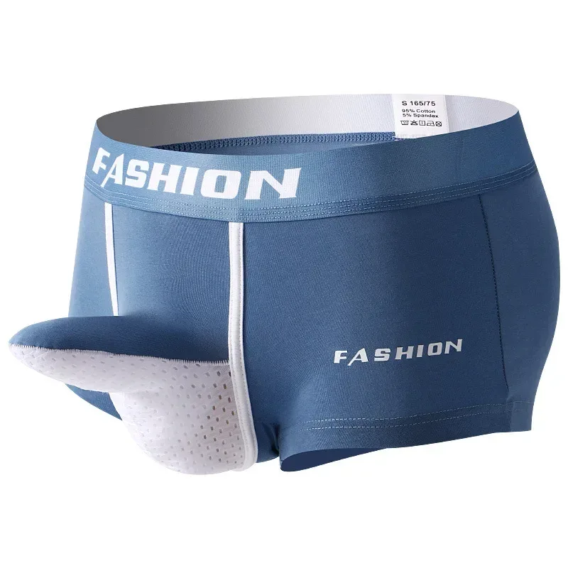 Fashion Mens Underwear Elephant Nose Big Penis Pouch Comfortable Boxer Shorts Panties Cotton Breathable Men's Underpants Undies
