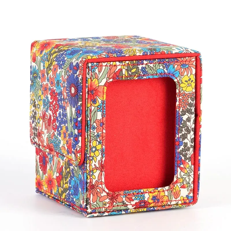 120+ Trading Card Deck Box With Display Window MTG PTCG TCG Board Games Collectible Card Cases YGO Magnetic Organiser Case Gift