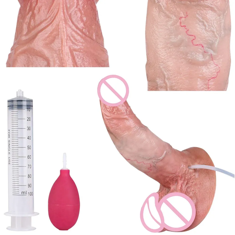 Squirting Dildo G‑Spot Stimulator Silicone Sex Toy Intimate Waterproof Adult Toy For Female Vaginal Private Masturbation — image 2