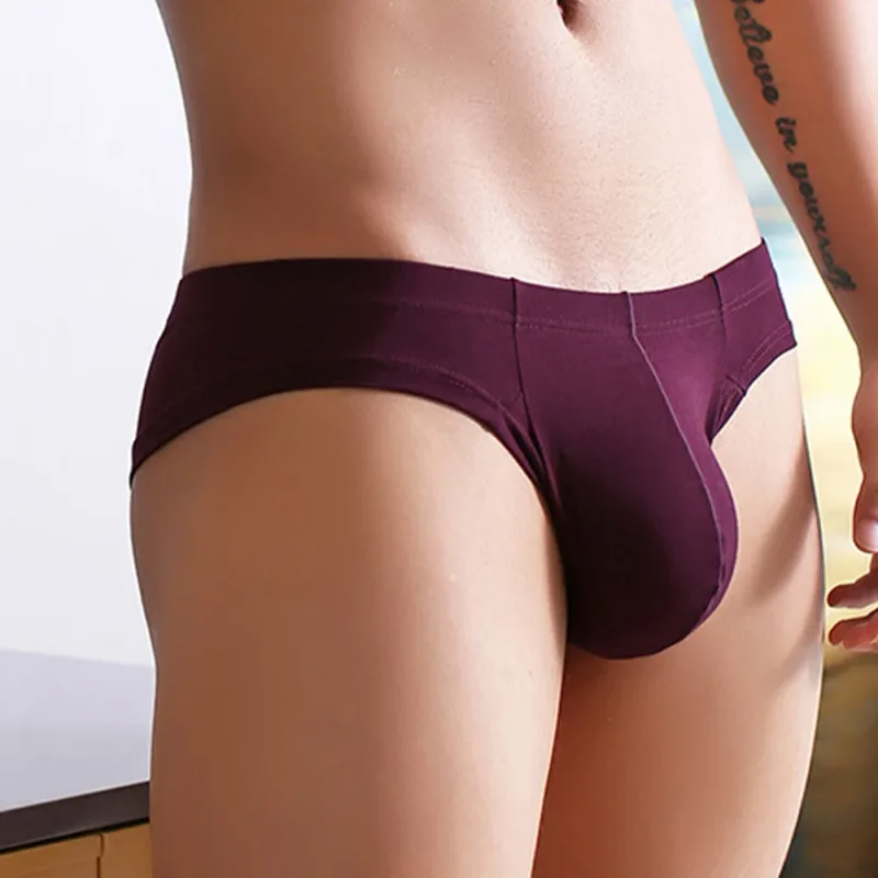 Sous-vêtements Sexy pour hommes, Slip Cueca U convexe, respirant, taille basse, doux, Lingerie, culotte à fourche haute, Calzoncillos — image 5