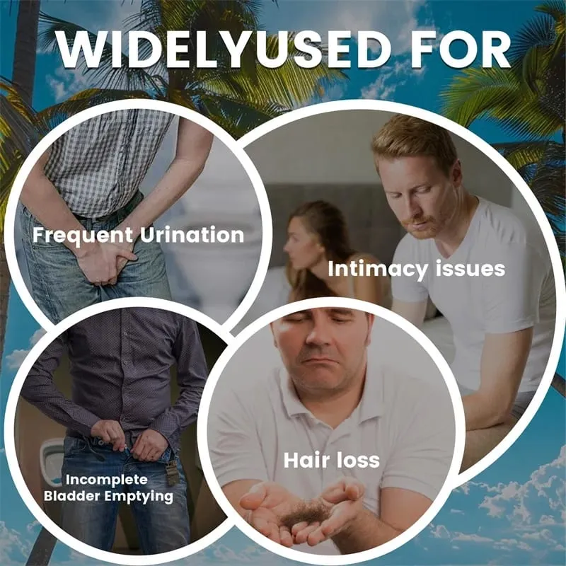 Prostate Support for Adult Men - Reduces Nighttime Toileting Relieves Bladder and Urinary Tract Problems Contains Saw Palmetto